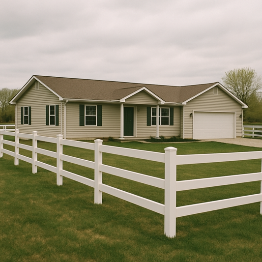 Vinyl Fencing for Ranch Homes