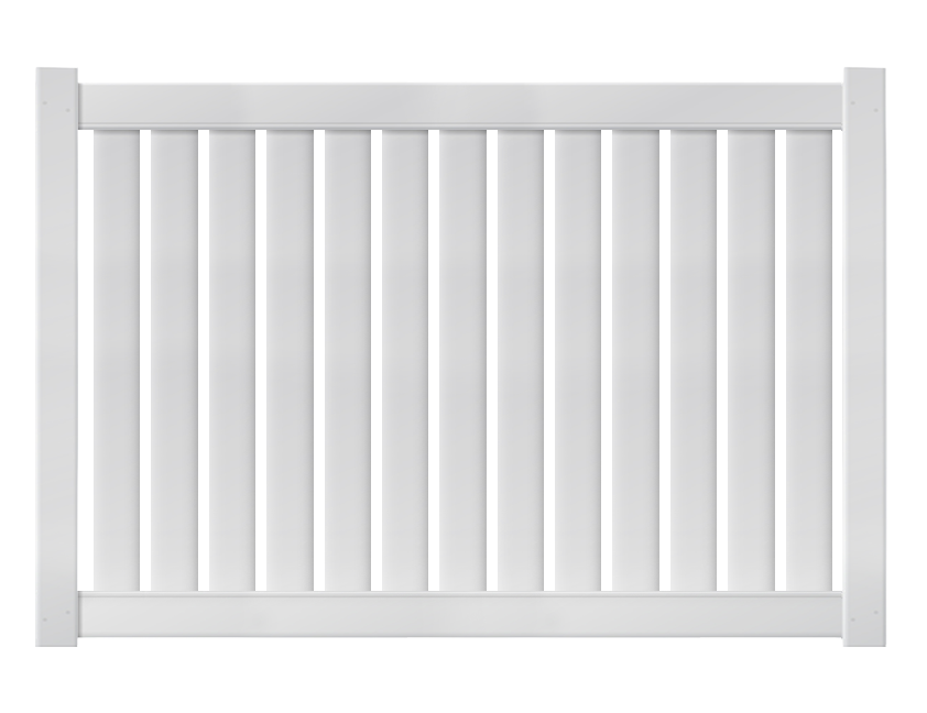 Price Per Foot - AFC-030] 6' Tall Semi-Privacy Fence with 1