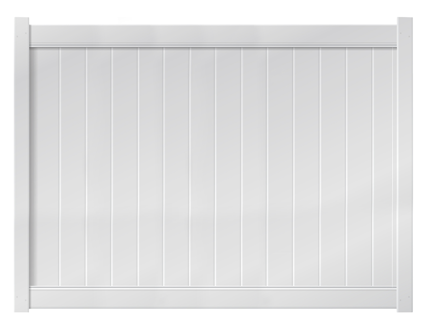 6' Tall x 8' Wide Privacy Fence Panel For Vinyl Fences
