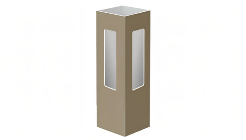 5" x 5" x 84" x .150 Corner Post For Vinyl Fences (AFC-006) - BUY PER PIECE (EACH) / Adobe