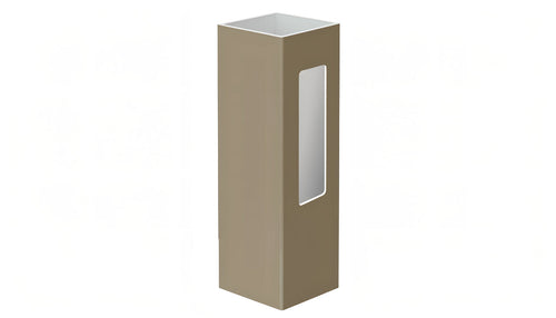 5" x 5" x 84" x .150 End Post For Vinyl Fences (AFC-006) - BUY PER PIECE (EACH) / Adobe