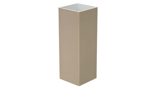 5" x 5" x 96" x .150 Standard Blank Post For Vinyl Fences - BUY PER PIECE (EACH) / Adobe