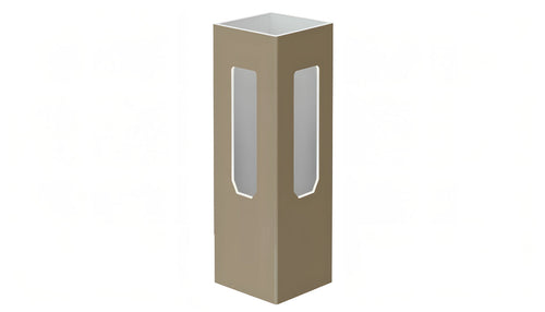 5" x 5" x 96" x .150 Corner Post For Vinyl Fences (AFC-373) - BUY PER PIECE (EACH) / Adobe