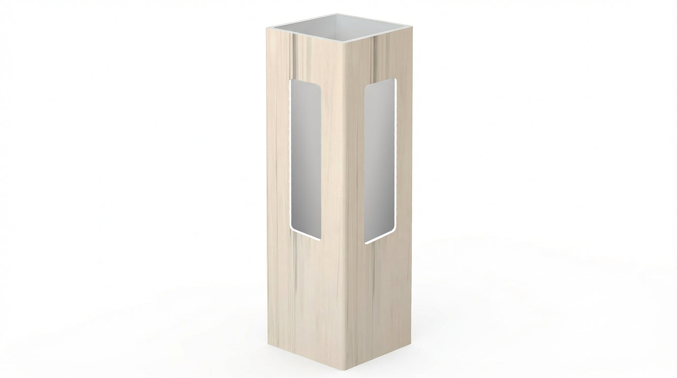 5" x 5" x 60" x .150 Corner Post For Vinyl Fences (AFC-302)