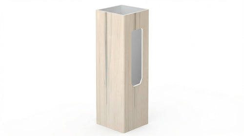5" x 5" x 96" x .150 End Post For Vinyl Fences (AFC-373) - BUY PER PIECE (EACH) / Aspen Latte