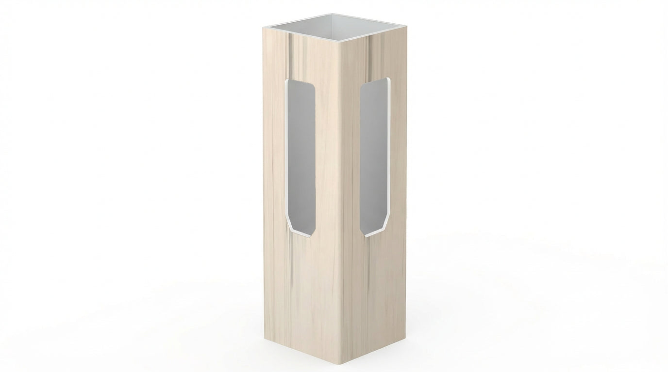 5" x 5" x 72" x .150 Corner Post For Vinyl Fences (AFC-001)