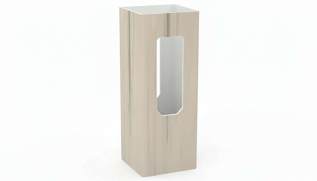 5" x 5" x 72" x .150 Line Post For Vinyl Fences (AFC-001)