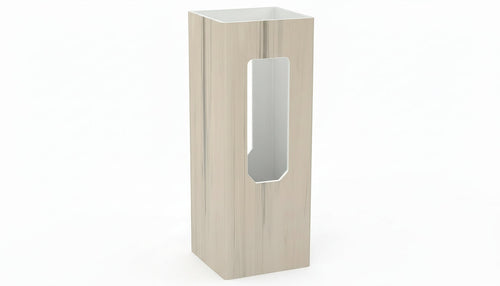 5" x 5" x 96" x .150 Line Post For Vinyl Fences (AFC-373) - BUY PER PIECE (EACH) / Aspen Latte