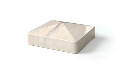 5" External Pyramid Post Cap For Vinyl Fences - BUY PER PIECE (EACH) / Aspen Latte