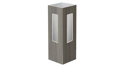5" x 5" x 78" x .150 Corner Post For Vinyl Fences (AFC-19A) - BUY PER PIECE (EACH) / Chai Gray