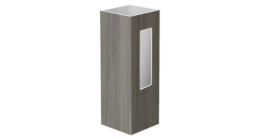 5" x 5" x 60" x .150 End Post For Vinyl Fences (AFC-302) - BUY PER PIECE (EACH) / Chai Gray