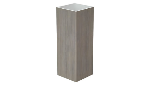 5" x 5" x 96" x .150 Standard Blank Post For Vinyl Fences - BUY PER PIECE (EACH) / Chai Gray
