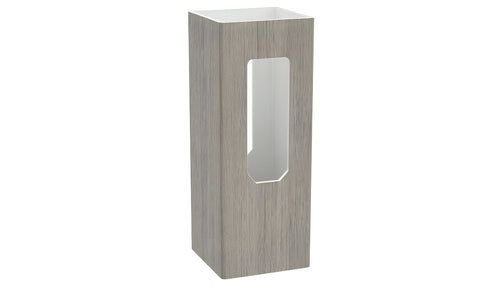5" x 5" x 96" x .150 Line Post For Vinyl Fences (AFC-373) - BUY PER PIECE (EACH) / Chai Gray