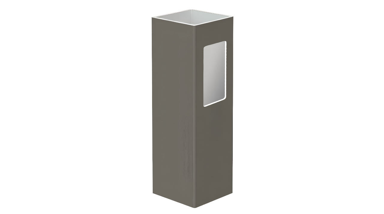 5" x 5" x 84" x .150 End Post For Vinyl Fences (AFC-003)