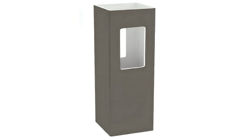5" x 5" x 84" x .150 Line Post For Vinyl Fences (AFC-003) - BUY PER PIECE (EACH) / Dark Gray