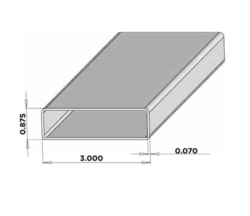7/8" x 3" x 44" Standard Picket For Vinyl Fences - BUY PER PIECE (EACH) / White