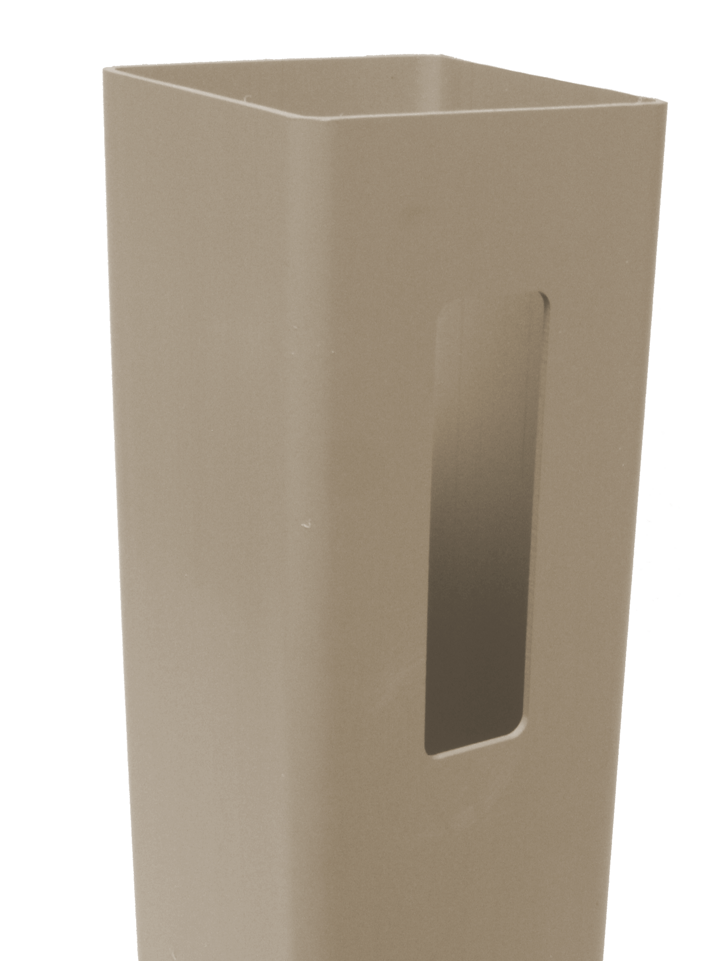 Khaki End Post 5" x 5" x 8' For Vinyl Fences