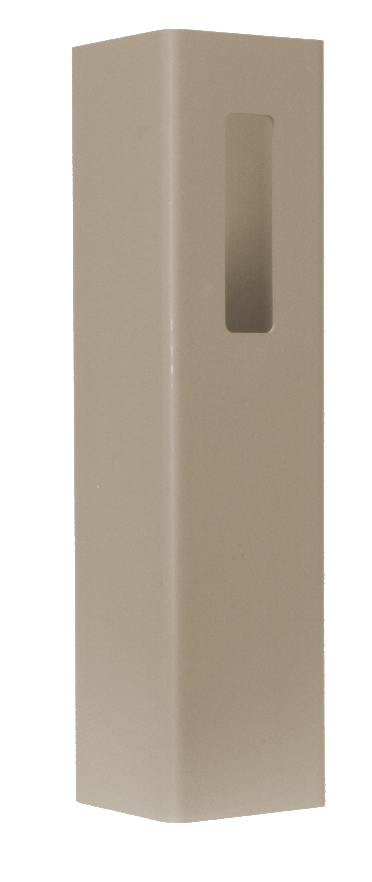 Khaki End Post 5" x 5" x 8' For Vinyl Fences
