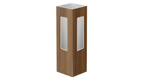 5" x 5" x 78" x .150 Corner Post For Vinyl Fences (AFC-19A) - BUY PER PIECE (EACH) / Mocha Walnut
