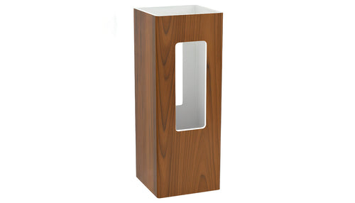 5" x 5" x 78" x .150 Line Post For Vinyl Fences (AFC-19A) - BUY PER PIECE (EACH) / Mocha Walnut
