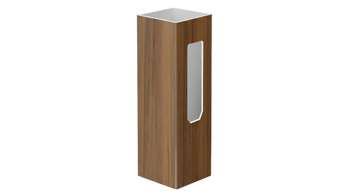 5" x 5" x 96" x .150 End Post For Vinyl Fences (AFC-373) - BUY PER PIECE (EACH) / Mocha Walnut