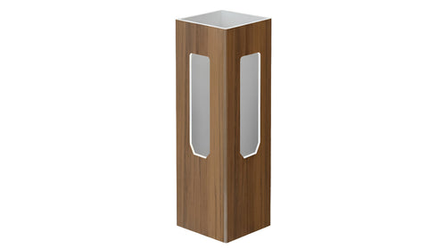 5" x 5" x 96" x .150 Corner Post For Vinyl Fences (AFC-373) - BUY PER PIECE (EACH) / Mocha Walnut