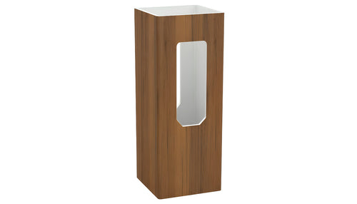 5" x 5" x 96" x .150 Line Post For Vinyl Fences (AFC-373) - BUY PER PIECE (EACH) / Mocha Walnut