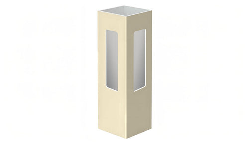 5" x 5" x 84" x .150 Corner Post For Vinyl Fences (AFC-006) - BUY PER PIECE (EACH) / Tan