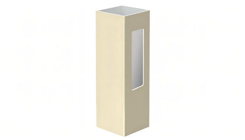 5" x 5" x 84" x .150 End Post For Vinyl Fences (AFC-006) - BUY PER PIECE (EACH) / Tan