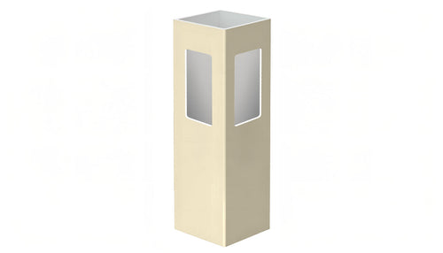 4" x 4" x 72" x .135 Corner Post For Vinyl Fences (AFC-97) - BUY PER PIECE (EACH) / Tan