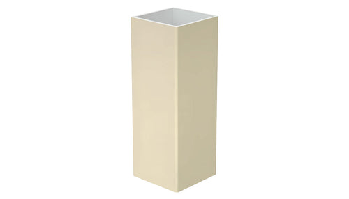 5" x 5" x 96" x .150 Standard Blank Post For Vinyl Fences - BUY PER PIECE (EACH) / Tan