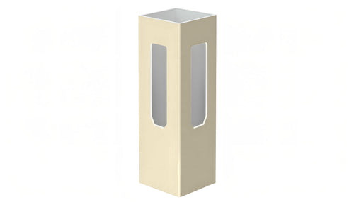 5" x 5" x 96" x .150 Corner Post For Vinyl Fences (AFC-373) - BUY PER PIECE (EACH) / Tan