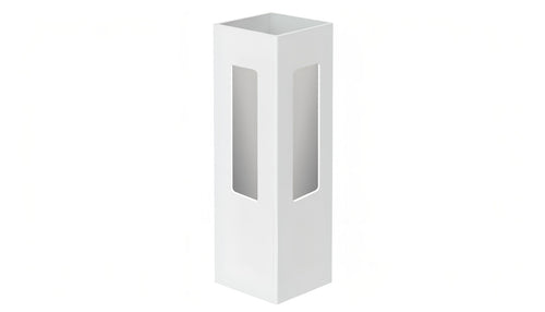 5" x 5" x 84" x .150 Corner Post For Vinyl Fences (AFC-006) - BUY PER PIECE (EACH) / White