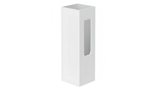 5" x 5" x 96" x .150 End Post For Vinyl Fences (AFC-373) - BUY PER PIECE (EACH) / White