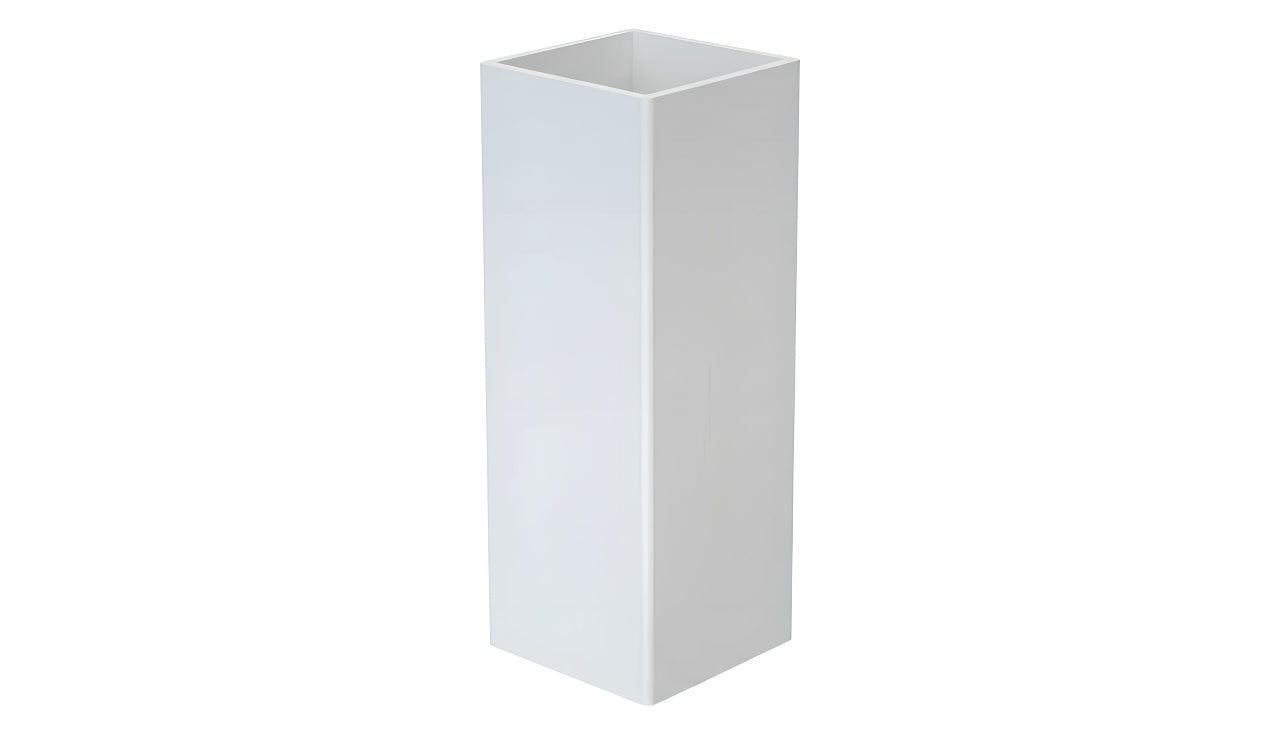 5" x 5" x 84" x .150 Standard Blank Post For Vinyl Fences