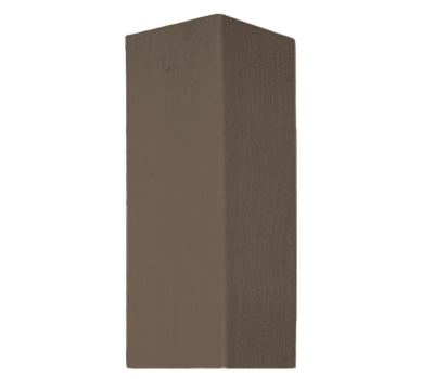 5" X 5" X 8' RW Chestnut Brown Blank Post For Vinyl Fences