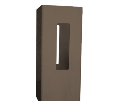 4" X 4" X 13' Chestnut Brown Line Post For Vinyl Fences