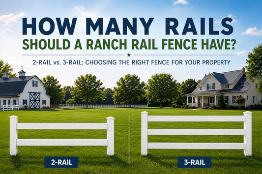 How Many Rails Should a Ranch Rail Fence Have?