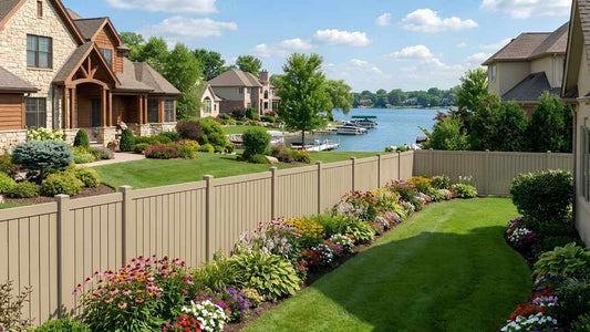 The Best Vinyl Fences for Lakeside Property
