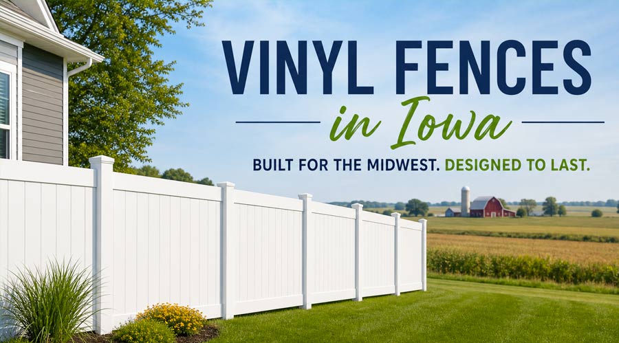 Vinyl Fences in Iowa