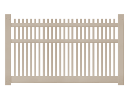 [K-80] 5' Classic Routed Picket Fence Panel For Vinyl Fences