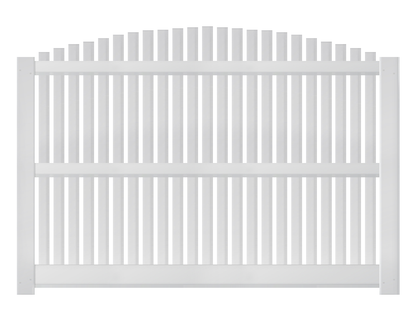 [AFC-012] 6' Tall x 8' Wide Overscallop Fence with1" Air Space For Vinyl Fences