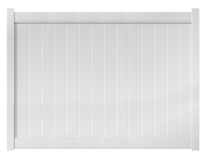 [K-28D] 6' Tall x 8' Wide Privacy Fence Panel For Vinyl Fences