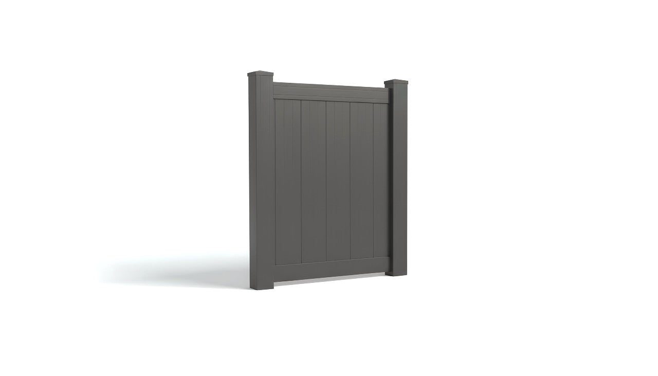 4' Tall x 3' Wide Single Swing Vinyl Gate For Vinyl Fences (AFC-001)