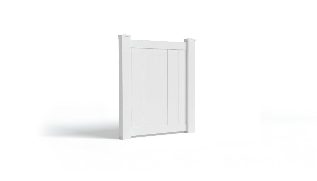 4' Tall x 3' Wide Single Swing Vinyl Gate For Vinyl Fences (AFC-001)