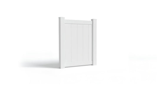 4' Tall x 3' Wide Single Swing Vinyl Gate For Vinyl Fences (AFC-001)
