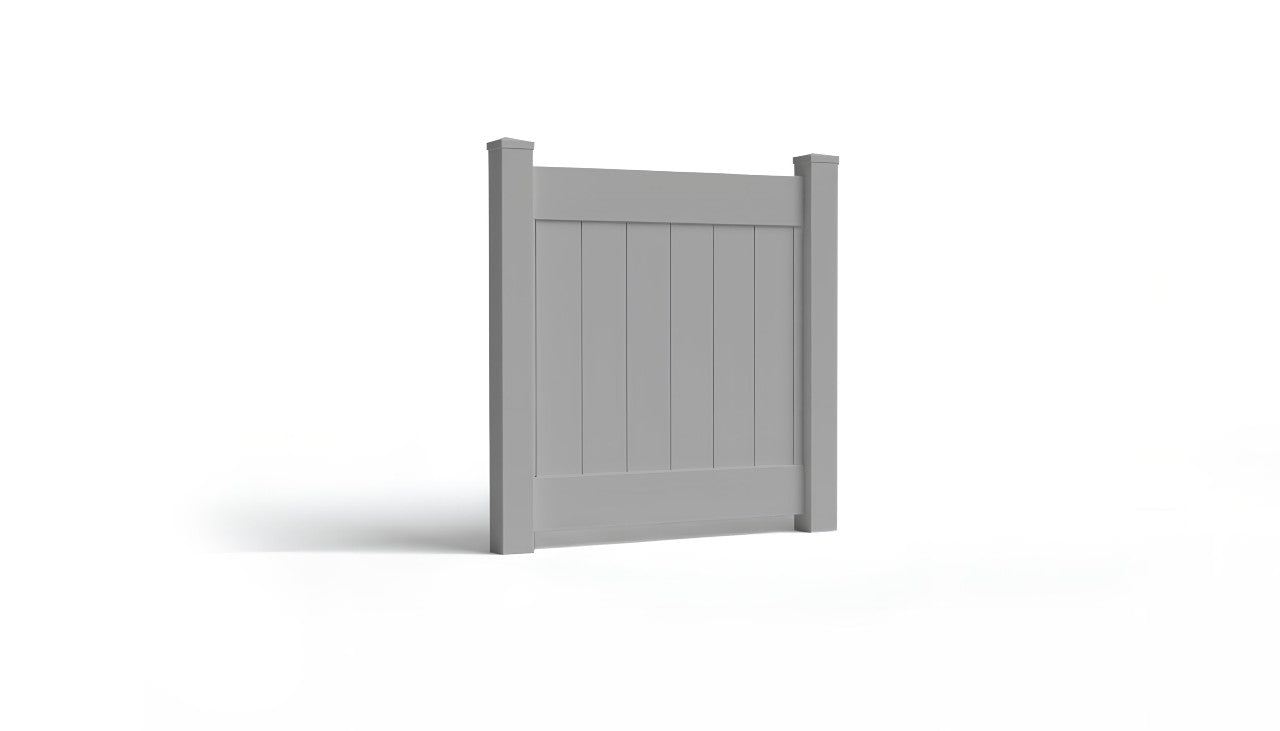 4' Tall x 4' Wide Single Swing Vinyl Gate For Vinyl Fences (AFC-001)