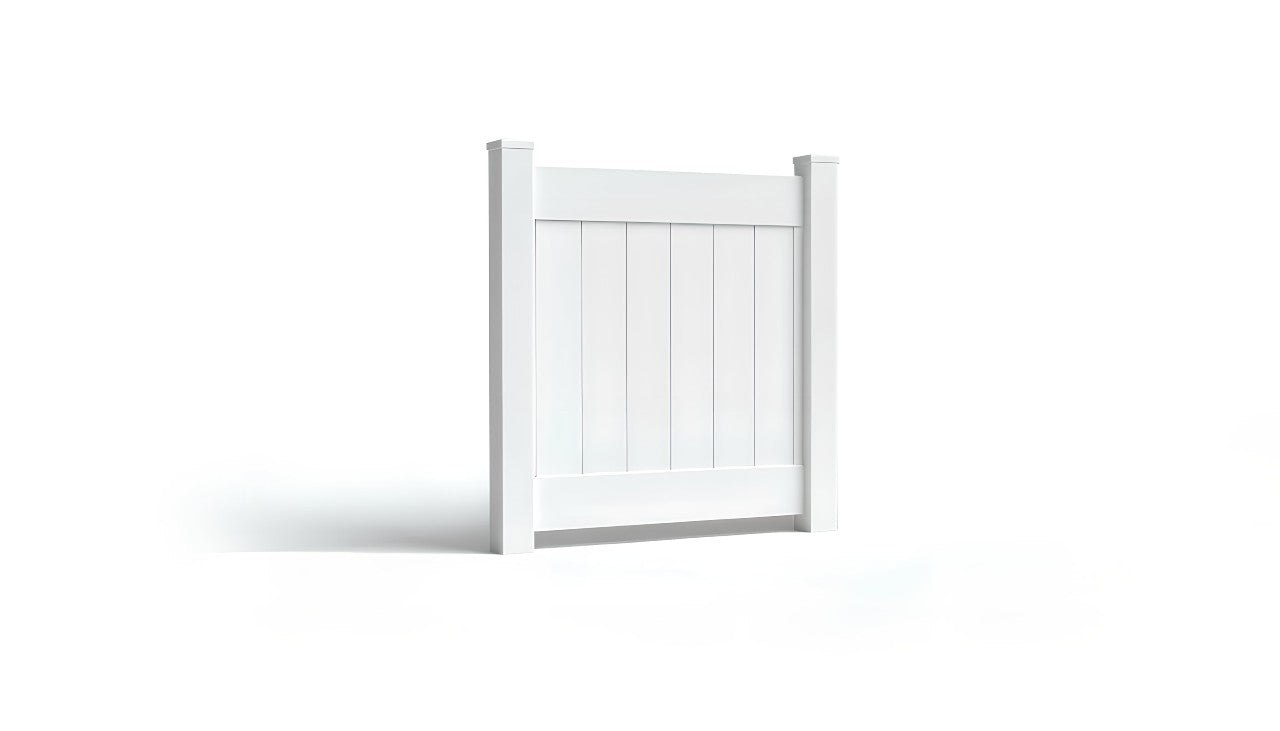 4' Tall x 4' Wide Single Swing Vinyl Gate For Vinyl Fences (AFC-001)