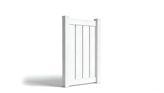 5' Tall x 3' Wide Single Swing Vinyl Gate For Vinyl Fences (AFC-006)