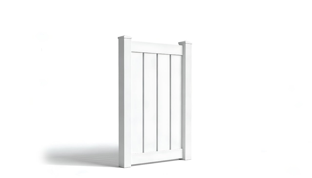 4' Tall x 3' Wide Single Swing Vinyl Gate For Vinyl Fences (AFC-0304)